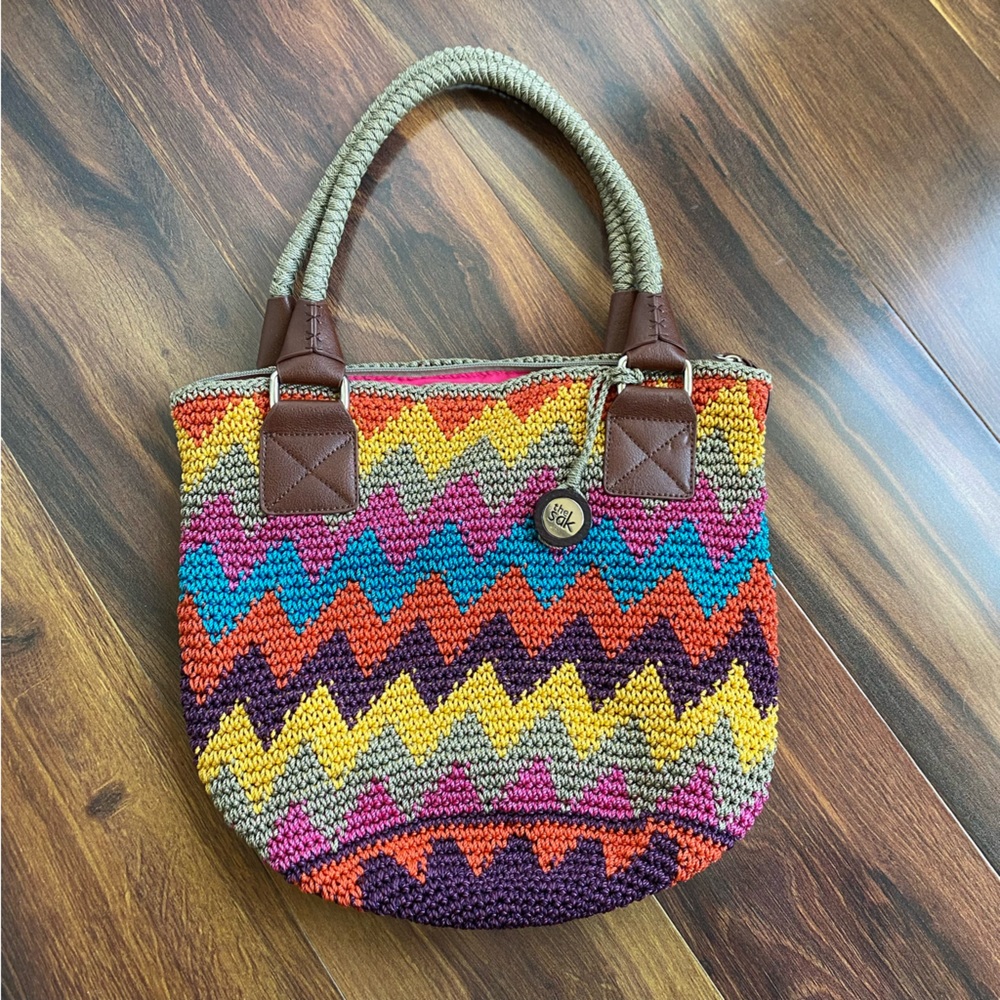 The Sak Crochet Hobo Shoulder Bag